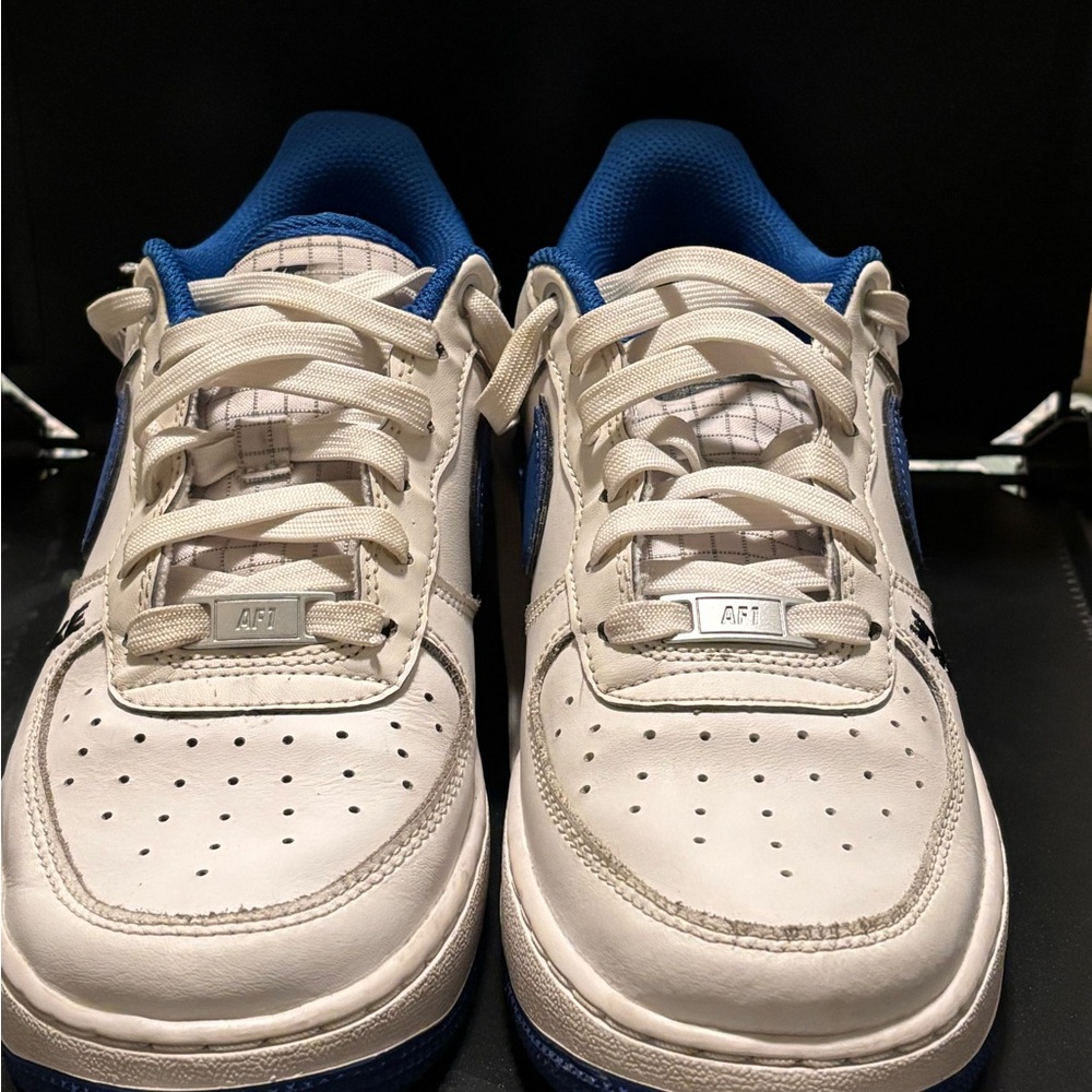 Nike Blue and White Athletic Shoes
